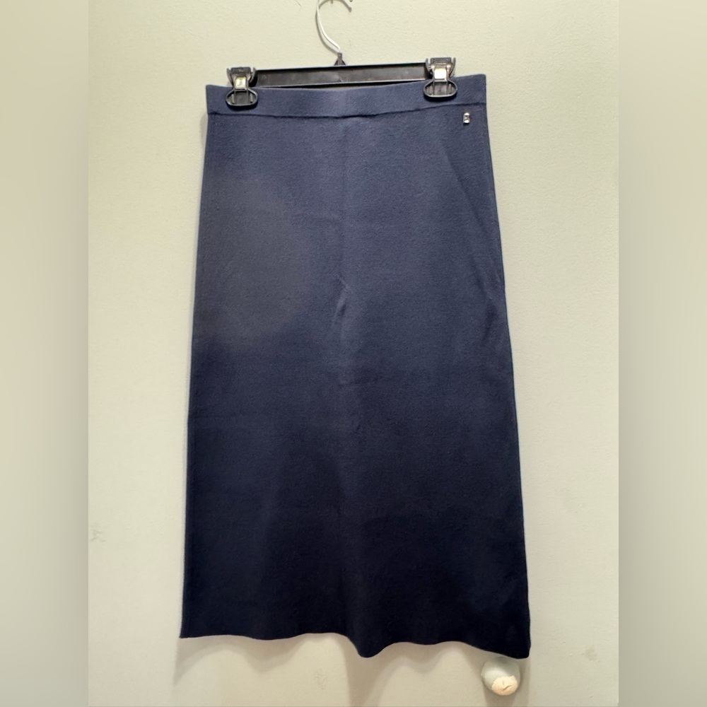 Bogner Navy Pencil Skirt